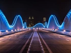 Zjednoczone Emiraty Arabskie, Dubaj, Miasto, Noc, Drogi,