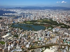 Fukuoka, Japonia, Panorama, Miasto