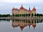 Moritzburg, Jezioro, Zamek, Na Wodzie, Drzewa, Odbicie