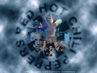 Red Hot Chili Peppers,znaczek , twarze zespołu