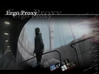 Ergo Proxy, napisy, dziewczyna, płaszcz, światła, rury