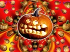 Halloween,dynia z zębami