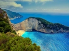 Wybrzeże, Morze, Skały, Zahyntos, Grecja