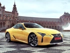 Żółty, Lexus LC500, Sewilla