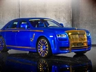 Niebieski, Rolls-Royce Ghost Mansory, 2010