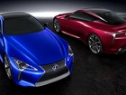 Czerwony, Niebieski, Lexus LC 500