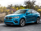 Niebieskie, BMW X6 F86, 2015