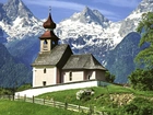 Austria, Góry, Cerkiew, Drzewo, Drewniany, Płot