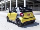 Żółty, Smart Fortwo Cabrio, 2017, Ulica Smart Fortwo