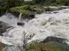 Wodospad, Murchison Falls, Rzeka, Nil Wiktorii, Kamienie, Park Narodowy Wodospadu Murchisona, Uganda, Afryka