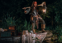 Cosplayer, Pirat, Jack Sparrow, Film, Piraci z Karaib?w, Pirates of the Caribbean, ??dka, Latarnia