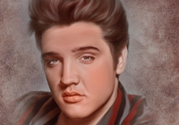 Piosenkarz, Elvis Presley, Grafika