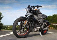 Motocykl, Harley-Davidson LiveWire, Elektryczny, Czarny