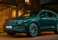 Zielony, Bentley Bentayga Mulliner