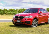 BMW X6, F16, Czerwony