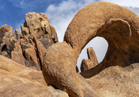 Łuk skalny, Mobius Arch, Skały, Góry, Alabama Hills, Kalifornia, Stany Zjednoczone