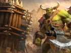 Gra, Warcraft III Reforged, Postać, Axes, Ork, Topór, Rogi, Sztandar, Wieże