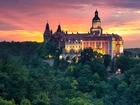 Polska, Wałbrzych, Zamek Książ, Drzewa