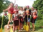 Rafting,wiosła, kaski ,kapoki