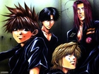 Saiyuki, papierosy, chłopaki