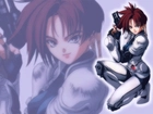 Manga Iria, uniform, kobieta, gun