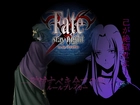 Fate Stay Night, mrok, postacie, napisy, logo