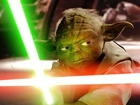 Yoda, Star Wars, twarz, laser