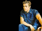 Brad Pitt,koszula, spodnie