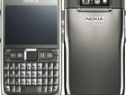 Nokia E71, Srebrny, Czarny, Przód, Tył