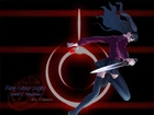 Fate Stay Night, dziewczyna, logo, sztylety