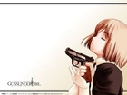 Gunslinger Girl, rękawiczki, kobieta, pistolet