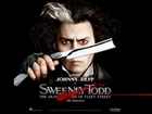 Sweeney Todd, Johnny Depp, brzytwa, dłoń