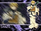 Saiyuki, sanzo, postać, pistolet