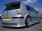 TUNING, Srebrny, Volkswagen Golf 4