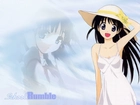 School Rumble, kapelusz, biała sukienka