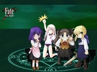 Fate Stay Night, napis, gwiazda, dzieci, dziewczynki