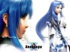 Xenosaga, niebieskie, włosy