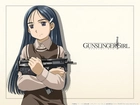 Gunslinger Girl, kobieta, karabinek, broń