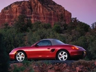 Bordowy Boxster