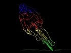 Rower,kolorowy kolarz