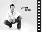 Gerard Butler,biała koszula