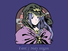 Fate Stay Night, napisy, postać, staruszka