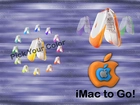Apple, grafika, jabłko, laptop