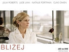 Closer, Julia Roberts, róża, okno