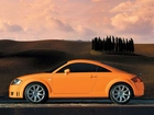 Pomarańczowe, Audi TT, Lewy Profil