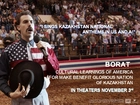 Borat, Sacha Baron Cohen, śpiewa, rodeo, widownia