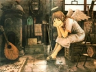 Haibane Renmei, mandolina, anioł