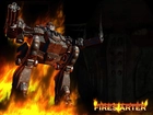 Firestarter, robot, broń, ogień