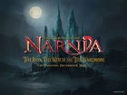 The Chronicles Of Narnia, zamek, księżyc, noc, napis