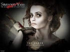 Sweeney Todd, Helena Bonham Carter, wałek, krew, rękawica